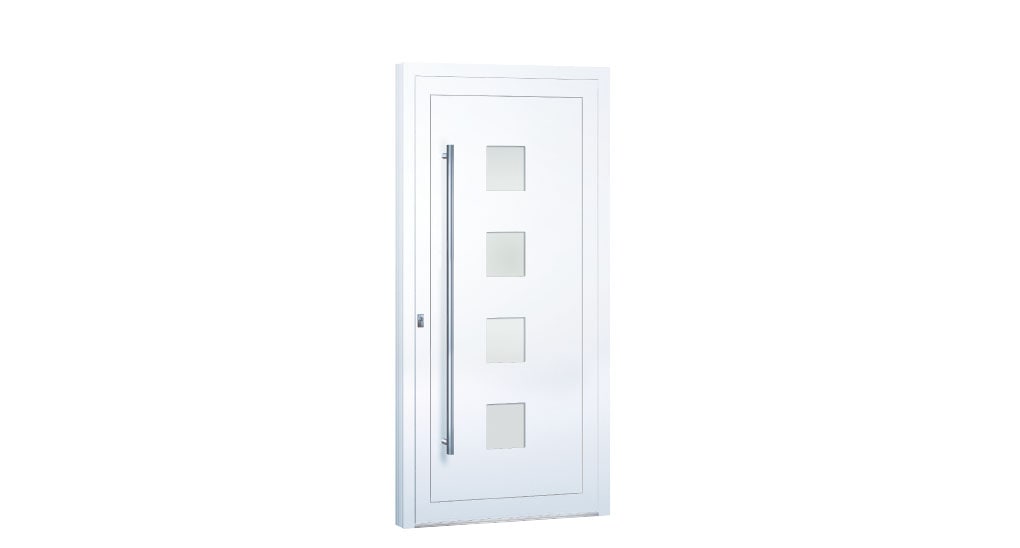 Frontansicht Strussnig Classic-Alu-Haustüre