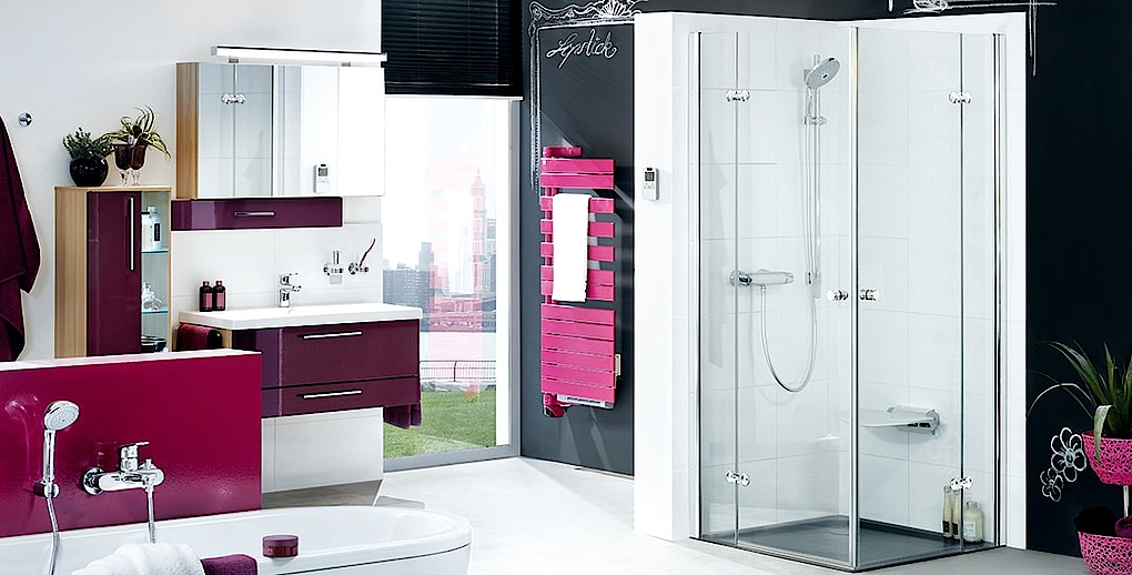 Duschkabine Modell BO 380 Typ 220P der Glaserei Strussnig