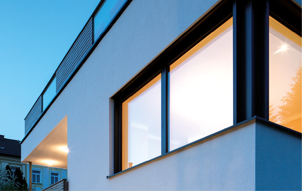 Innovato Holz-Alu Fenster von Strussnig in Außenansicht